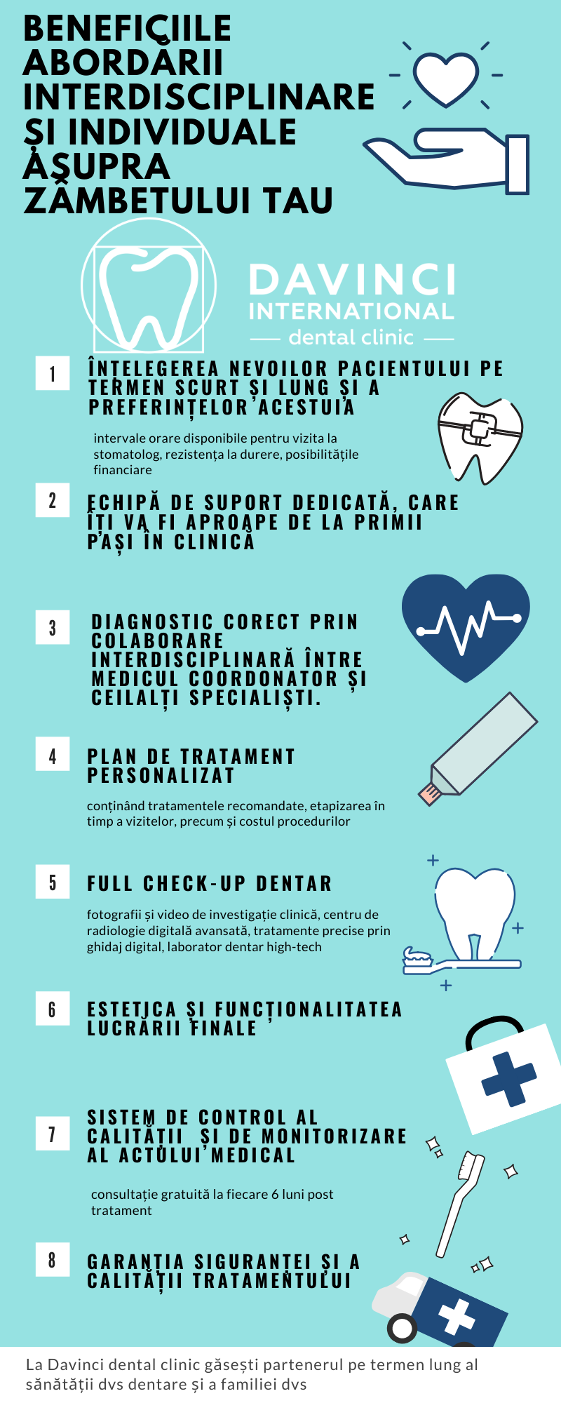 Beneficiile abordarii interdisciplinare davinci dental clinic